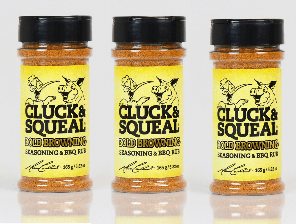 CAS-BF-3	Cluck & Squeal-Bold Formula-3 pack-165g/Unit