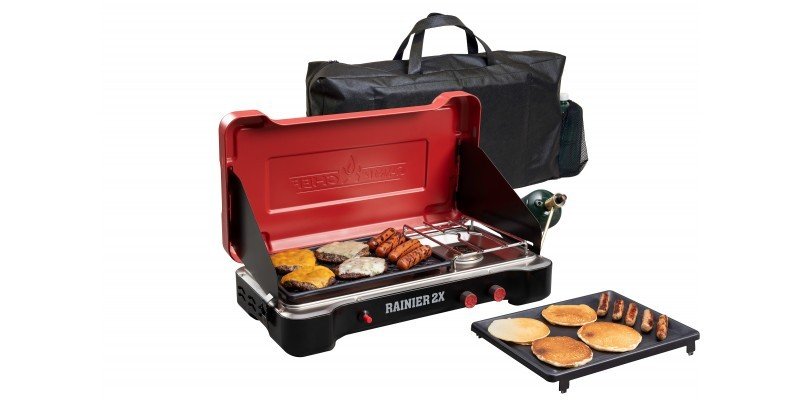 Camp Chef Rainier 2X Two Burner Griddle & Stove Combo