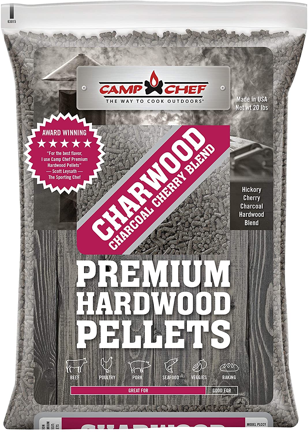 ompetition Blend/Charwood Charcoal Cherry/Charwood Charcoal Hickory (3 Bags - 20 lbs/Each Bag) - PLCBCYCHK