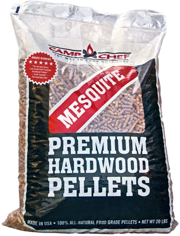 Camp Chef Mesquite Premium Hardwood Pellets 3 bags (20 lbs each) - PLMQ3X